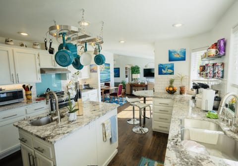 Kitchen and living room