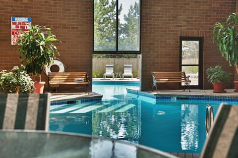 Indoor pool, seasonal outdoor pool