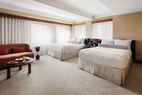 Deluxe Room, 2 Double Beds (Premier) | Hypo-allergenic bedding, minibar, in-room safe, desk