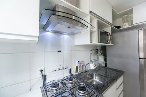 Basic Apartment | Private kitchen | Fridge, microwave, oven, espresso maker