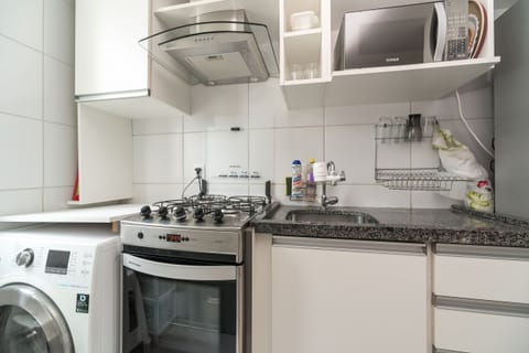 Basic Apartment | Private kitchen | Fridge, microwave, oven, espresso maker