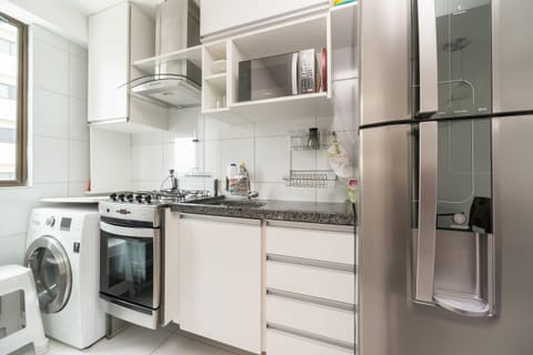 Basic Apartment | Private kitchen | Fridge, microwave, oven, espresso maker