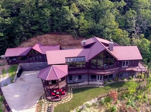 7000+ square feet of lodge and pool house, including two story gazebo.