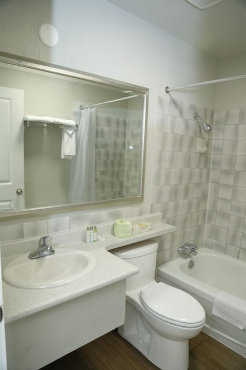 Deluxe Room, 1 King Bed | Bathroom shower
