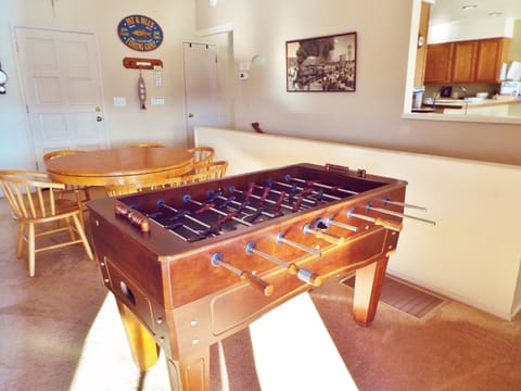 Foosball off of living room