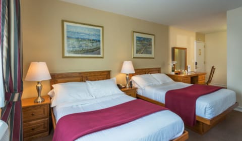 Deluxe Double Room, 2 Double Beds | In-room safe, desk, blackout drapes, iron/ironing board