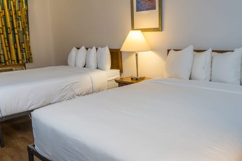 Standard Room, 2 Queen Beds, Non Smoking | Premium bedding, blackout drapes, WiFi, bed sheets