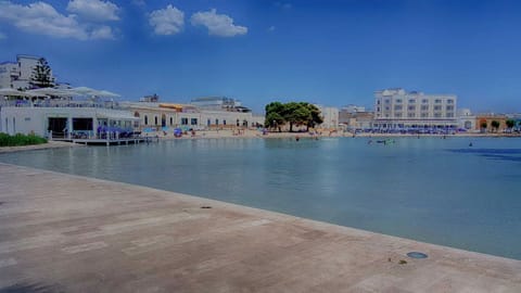 Sun loungers, beach umbrellas