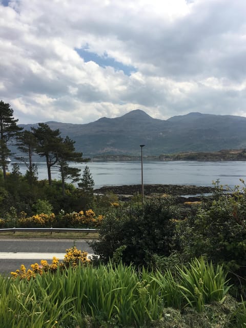 View from house front .