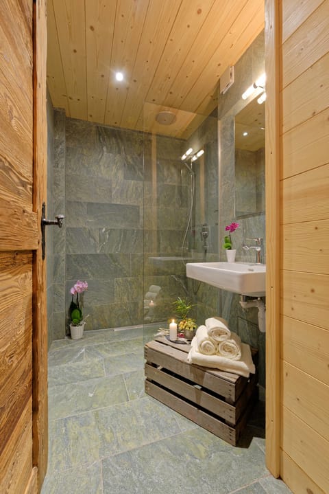 Sauna, spa tub, steam room