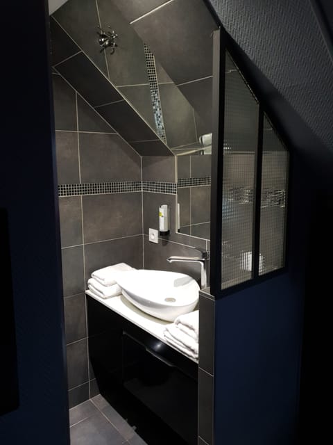 Double Room | Bathroom | Shower, hydromassage showerhead, free toiletries, hair dryer