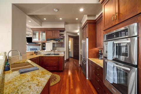 Fully stocked kitchen