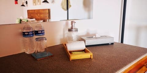 Luxury Room, 1 King Bed | Bathroom | Shower, rainfall showerhead, eco-friendly toiletries, hair dryer