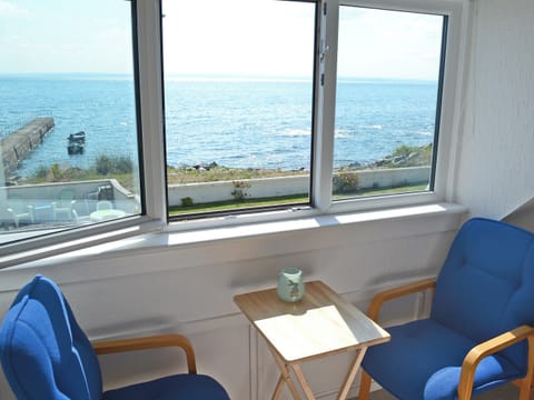 Amazing sea views from double bedroom | Seascape, Hilton, near Tain