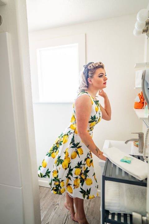 Classic Room | Bathroom | Hair dryer, towels