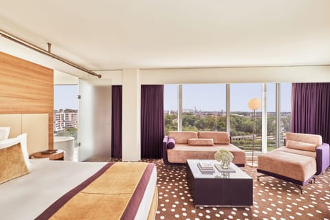 Junior Suite, Park View | 1 bedroom, premium bedding, pillowtop beds, minibar