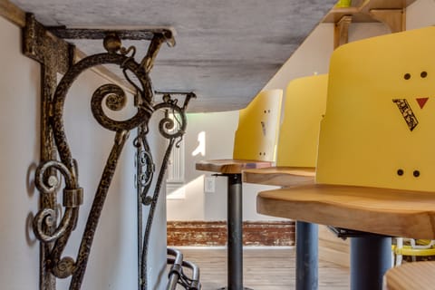 Hand-forged corbels & footrests by European Etsy Artist...take in our intrigue. 