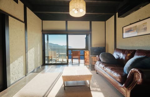 Japanese-Style Maisonette Room with Open-Air Hot Spring Bath, Sea View [USHIO], Non Smoking | Down comforters, minibar, in-room safe, free WiFi