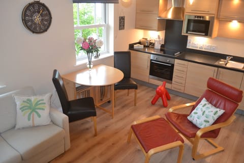 Kitchen with dining table