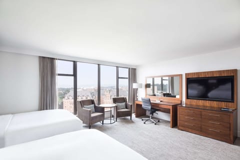 Room, 2 Queen Beds, Non Smoking | Premium bedding, in-room safe, desk, laptop workspace