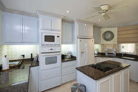 Deluxe Apartment, 3 Bedrooms, Non Smoking | Private kitchen | Full-size fridge, microwave, oven, stovetop