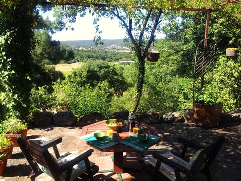 Breakfast view from terrace