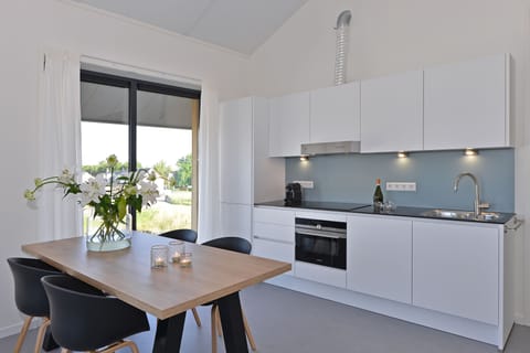 Apartment | Private kitchen | Fridge, microwave, oven, stovetop