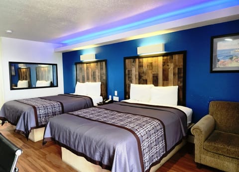 Deluxe Room, 2 Queen Beds, Non Smoking, Kitchenette | Premium bedding, down comforters, memory foam beds, desk