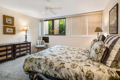 Condo, 1 Queen Bed (Kona Makai 2-102) | 1 bedroom, iron/ironing board, bed sheets