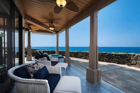 Condo, Multiple Beds, Ocean View (Keauhou Kona Surf & Racquet Club #5-1) | Terrace/patio