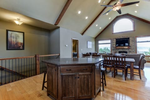 Island and Dining Table