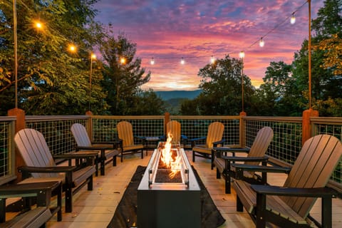 Real sunrise photo taken from the fire pit area of King of the Mountain. :)