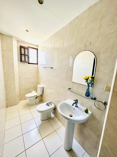 Deluxe Double Room, Balcony, Ocean View | Bathroom | Hair dryer, towels, toilet paper