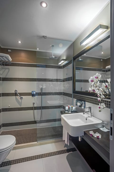 Standard Twin Room | Bathroom | Free toiletries, hair dryer, bidet, towels