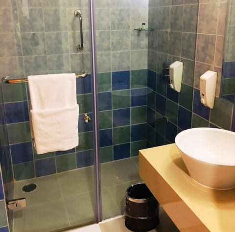 Superior Room, 1 Double Bed | Bathroom | Shower, rainfall showerhead, free toiletries, hair dryer