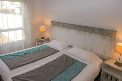 Sink into the cozy bedding.