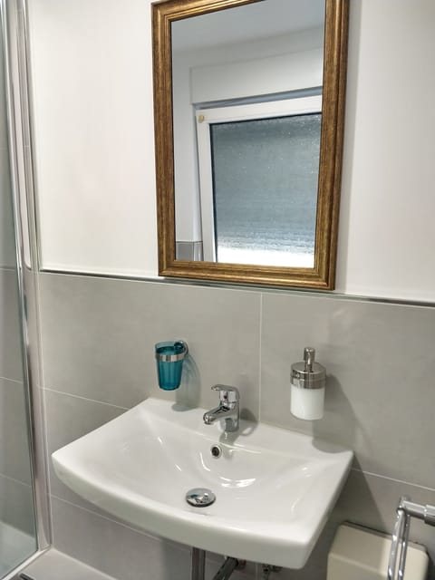 Deluxe Double Room | Bathroom | Hair dryer, towels