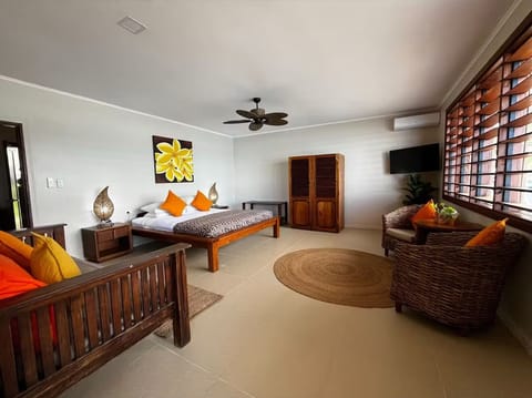 Beachfront 2 Bedroom Villa | In-room safe, iron/ironing board, free WiFi, bed sheets