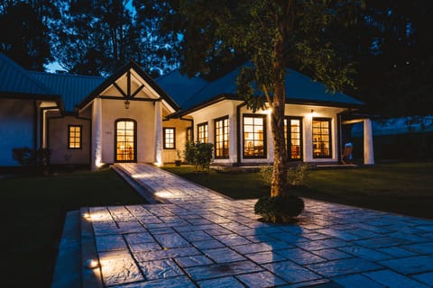 Front of property - evening/night