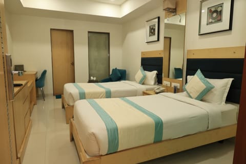 Standard Twin Room, 1 King Bed, City View | 1 bedroom, Egyptian cotton sheets, premium bedding, memory foam beds