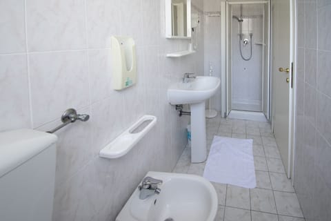 Triple Room | Bathroom | Shower, free toiletries, hair dryer, towels