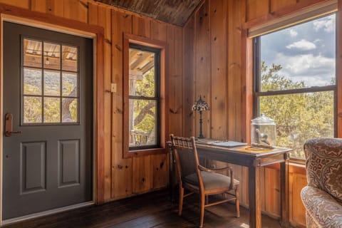 Writing Desk and Complimentary Bird Seed for the Feeder