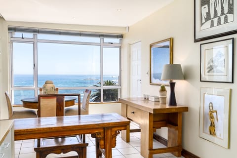 Premier Apartment, 1 Queen Bed, Ocean View | 1 bedroom, desk, iron/ironing board, travel crib