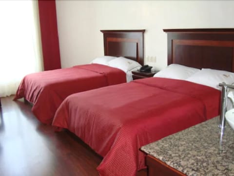 Traditional Room, 2 Double Beds | In-room safe, blackout drapes, iron/ironing board, free WiFi