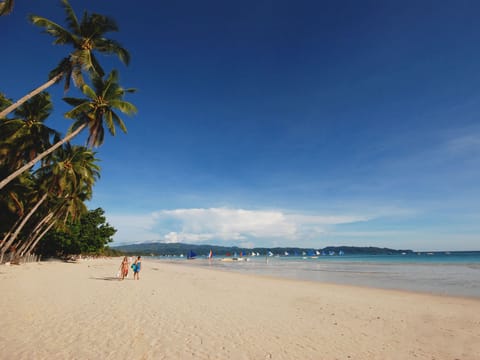 Beach nearby, white sand