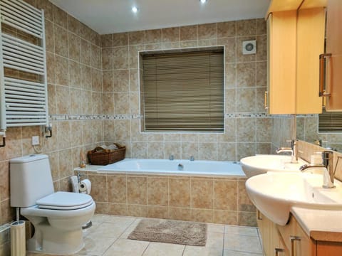 Deluxe Room | Bathroom | Shower, hair dryer, towels