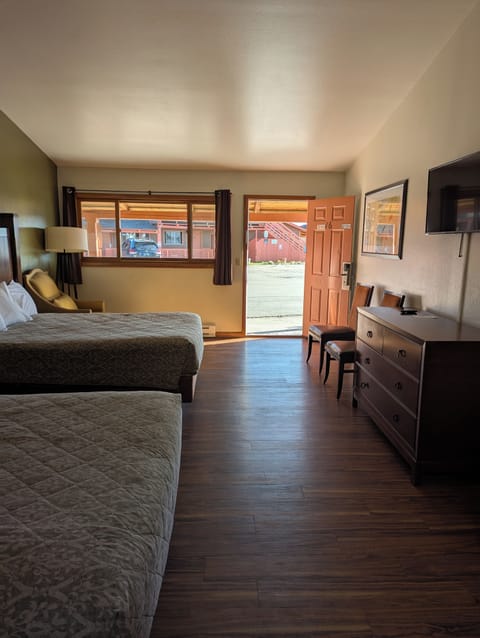 Premium Double Room, 2 Queen Beds | Premium bedding, pillowtop beds, desk, blackout drapes