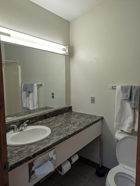 Premium Double Room, 2 Queen Beds | Bathroom | Combined shower/tub, free toiletries, hair dryer, towels