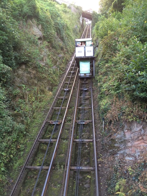 The Victorian Funicular Railway joins the two towns of Lynton & Lynmouth
