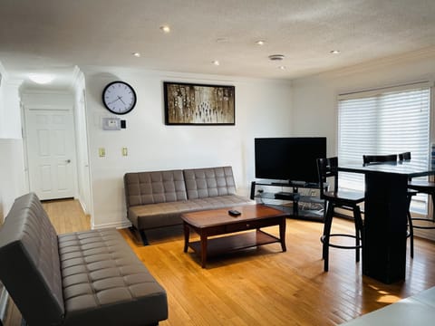 Superior Apartment, Multiple Beds, City View | Living area | TV